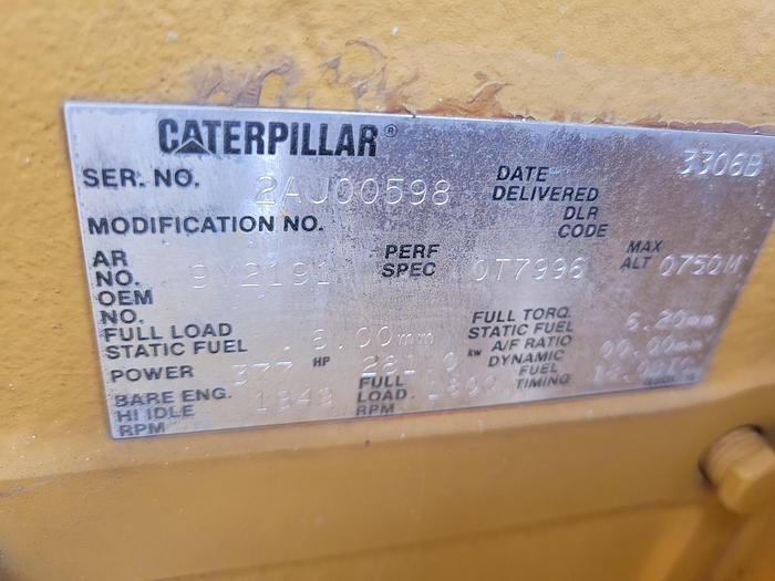 Used Caterpillar Diesel generator 250KW # 3306