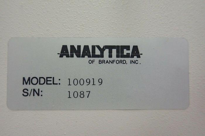 Used Analytica of Branford Inc. Model 100919 Gas Controller System