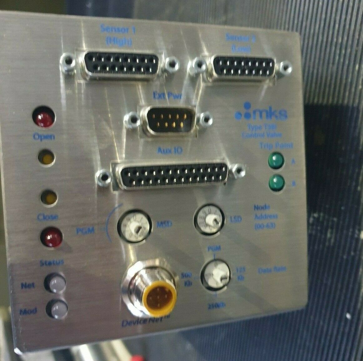 Used Mks instruments T3BIB-30925 High-Speed Exhaust Throttle Valves (rbd2.1b1)