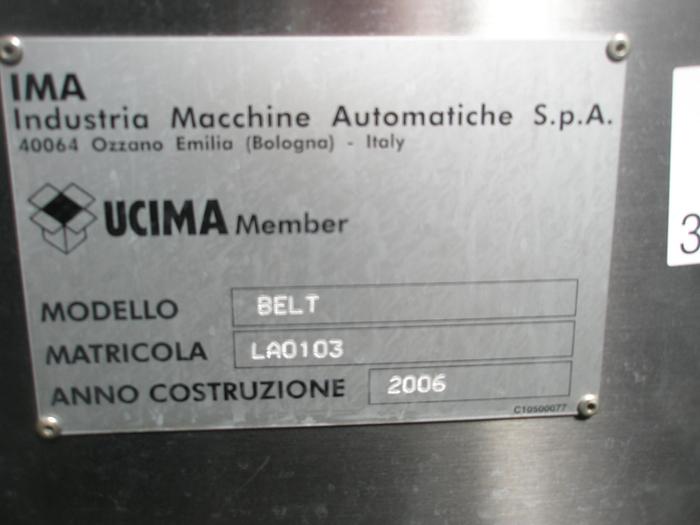 Used Conveyor, Belt, 1" X 9'6", S/st, Vial #S738588