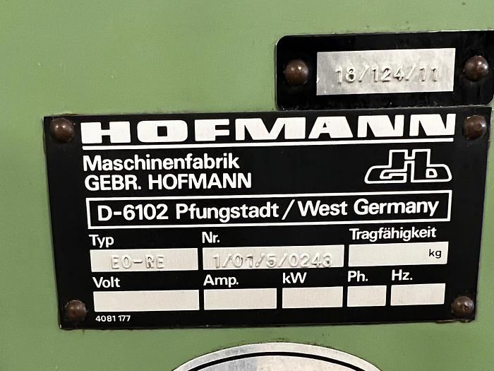Gebraucht Auswuchtmaschine HOFMANN EO-RE