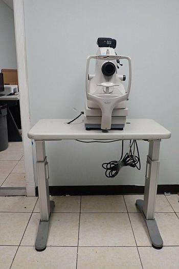 Used Topcon TRC-NW8F Myd/Non-Mydriatic Retinal Camera W/ Power Table & Nikon Camera
