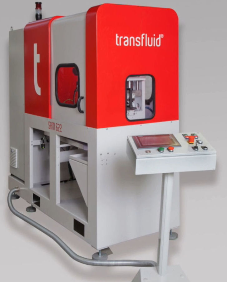 Transfluid SRM tube 'Tee' collaring machine