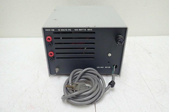 Used Debco Inc 7812-06 Microscope Power Supply