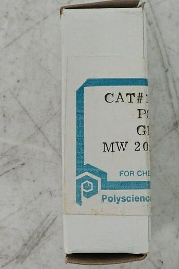 Used Polysciences 17172 Poly(ethylene glycol) 1/g ~35% Full