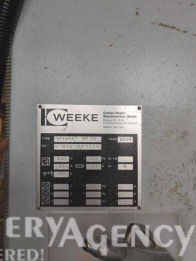 Used 2000 WEEKE OPTIMAT BP 85