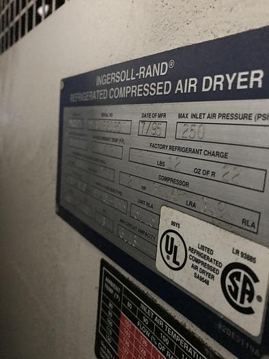 Used 75HP INGERSOLL-RAND WATER COOLED AIR COMPRESSOR