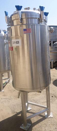 Used Tank, 79 Gallon, 316 Stainless Steel, Jacketed, 50 PSI, Fermenter, B #L744279