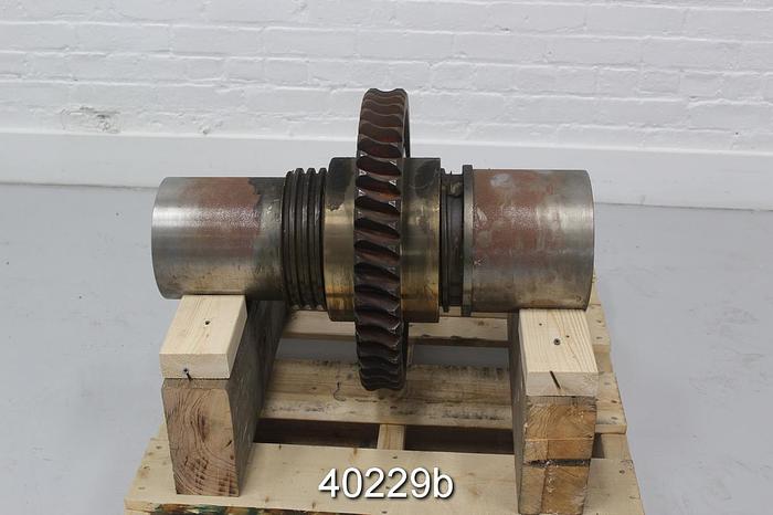 Used Beloit DD4000 34/38" Refiner Worm Gear for Adjustment Mechanism #40229