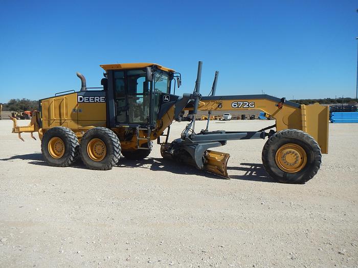 Used 2011 John Deere 672G 6wd Motor Grader