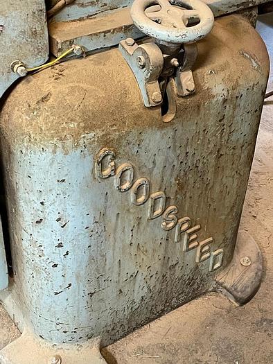Used Goodspeed Back Knife Lathe