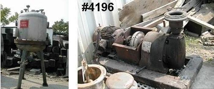 Used 10 SQ. METER SCHENK CENTRIFUGAL DISCHARGE PRESSURE FILTER – S/S