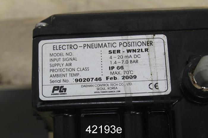 Used Fps 6" Butterfly Control Valve, Iron Body #42193