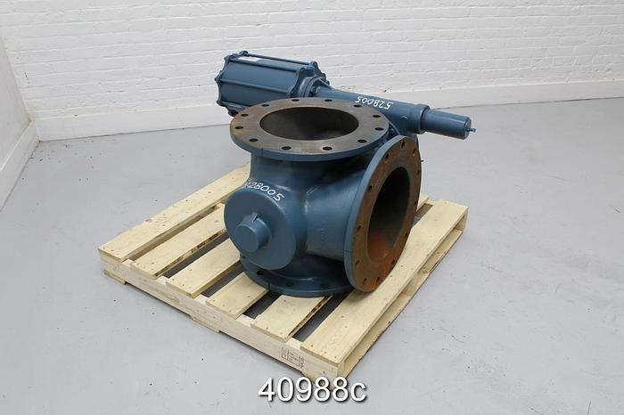 Unused Dezurik PTW 14" Three-Way Plug Valve #40988