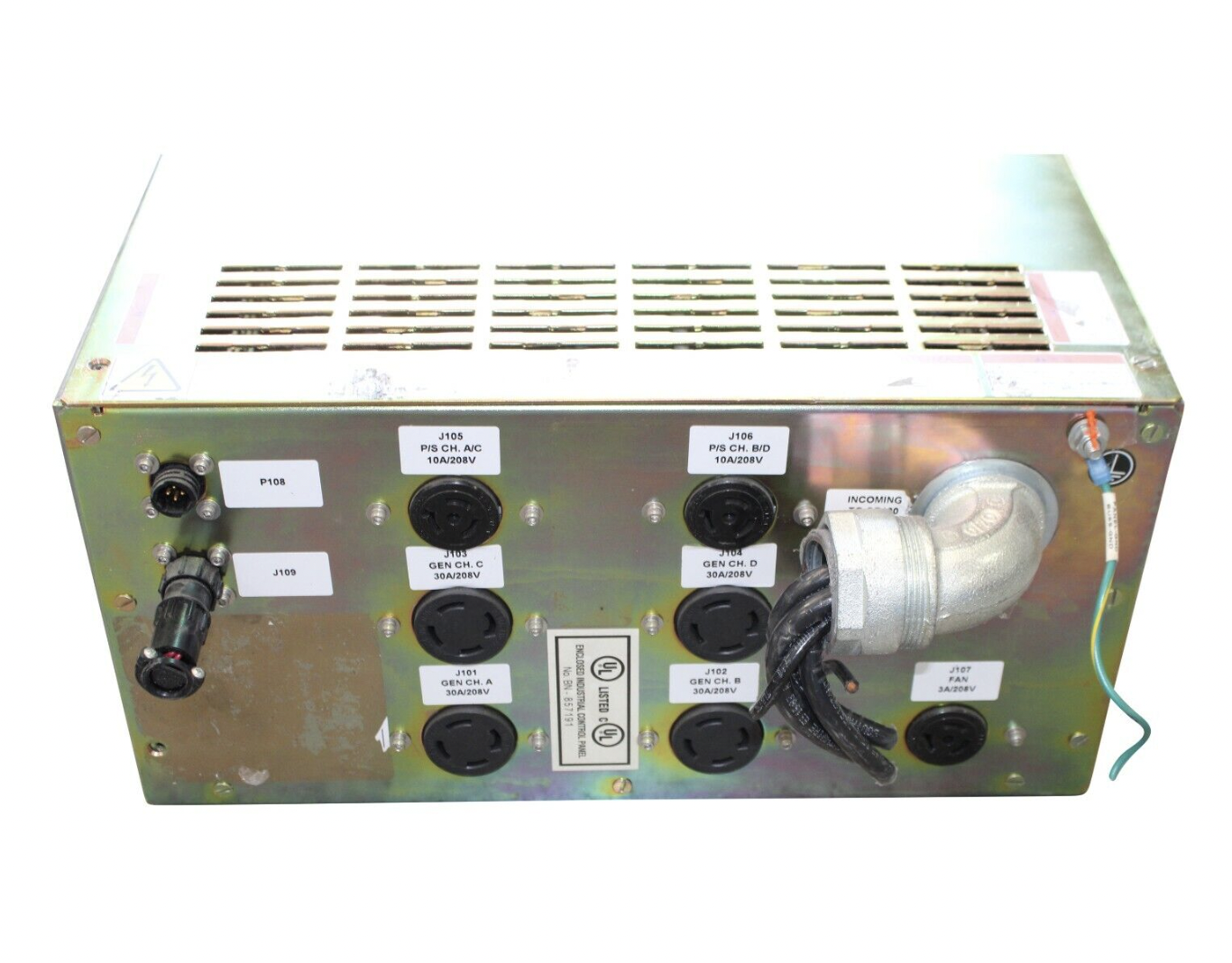 Used AC Distribution Box INDUSTRIAL CONTROL PANEL BN-857191