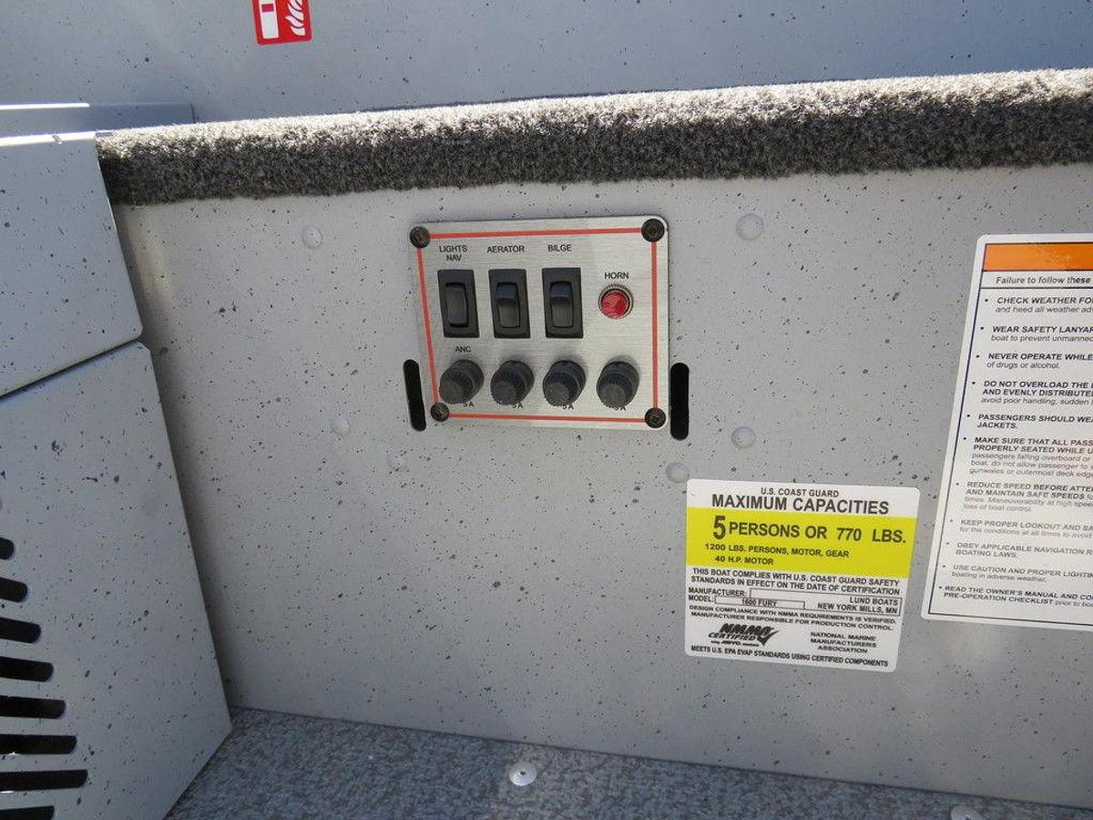 2025 Lund 1600 Fury Tiller