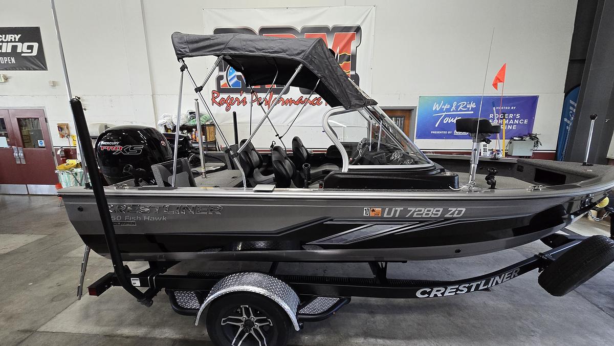 Used 2023 Crestliner 1750 Fish Hawk Platinum Edition