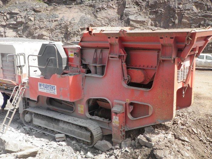 Used Sandvik QJ 240 tracked jaw crusher