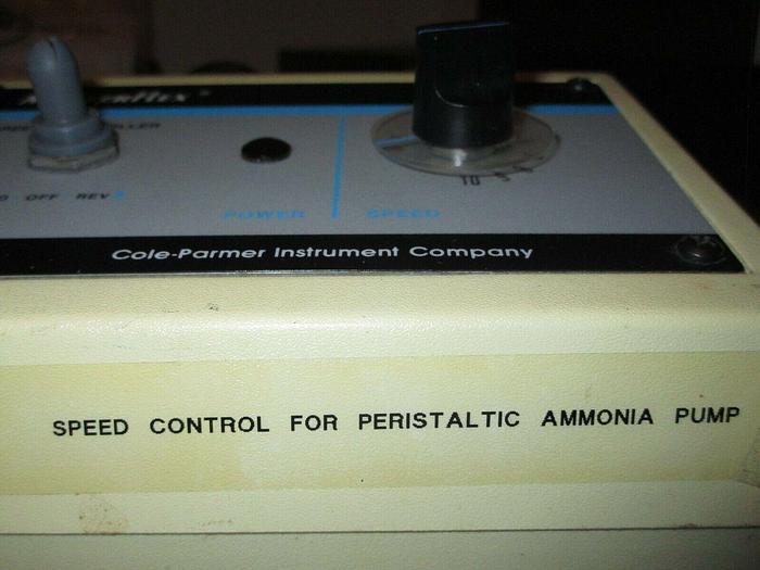 Used Cole-Parmer Speed Controller (for peristaltic ammonia pump)