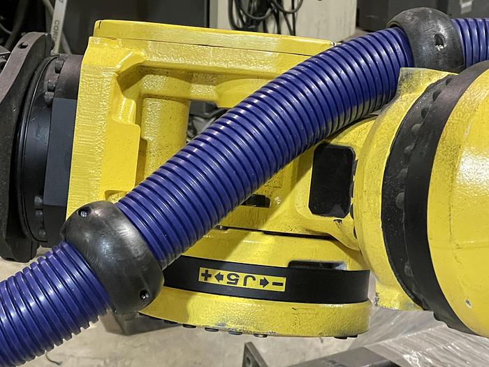 Used FANUC R1000iA/100F 100KG X 2230MM H REACH 6 AXIS ROBOT WITH R30iA CONTROLLER