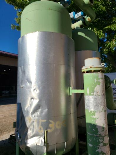 Refurbished Desiccant air Dryer Sullair 4300 cfm Heated Blower purge Twin Tower