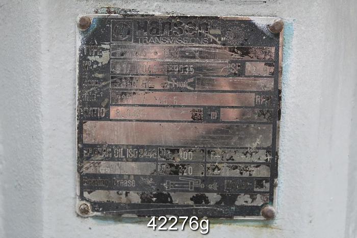 Used Hansen RVK24S BNN-8 Right Angle Pulper Drive, 8.0325/1 Ratio #42276