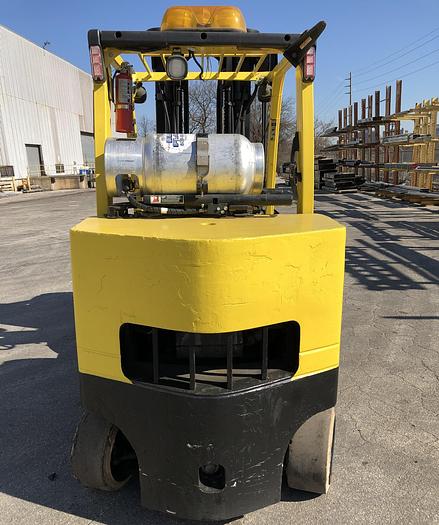 Used 12,000 POUND HYSTER MODEL S120FTPRS ROLL CLAMP TRUCK MFG. 2012