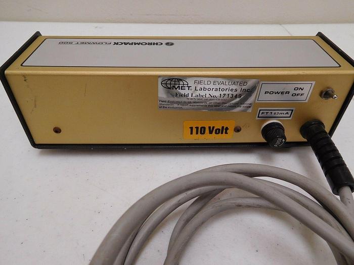 Used Chrompack Flowmet 500 (Range 10-500 ml/min)