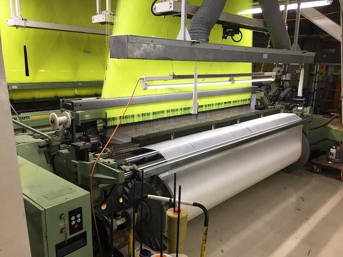 Gebraucht 01 used Sulzer Projectile Looms P7200 S 330 N6JK incl. Jacquardmachine incl. Sulzer Spare Parts package