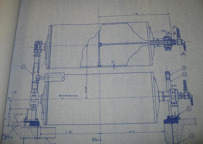 Used PAPER MACHINE COMPONENTS #24602