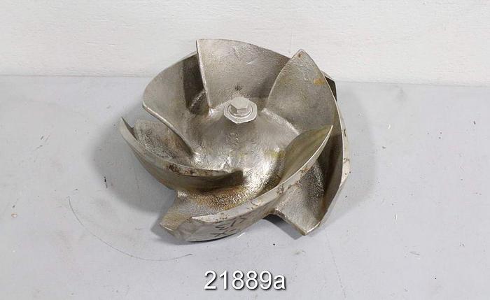 Used Goulds 3196 Impeller, 11.25", 5-Vane, Casting No.: 63335 (For 8x10x13 Pump) #21889