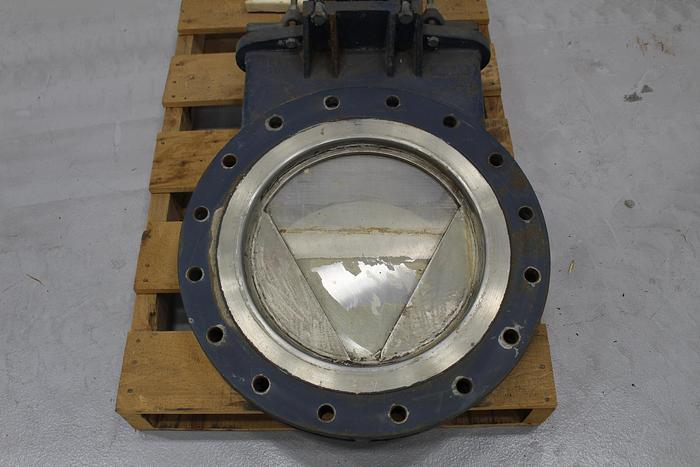 Used Fabri K71NK 16" Hand Operated V-Port Valve #29922