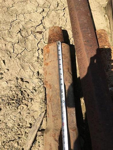 Used 9" OD x 56" L Chisel Bits