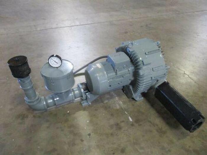 Used NASH ELMO G 200 2BH1910-7HH36 30HP VACUUM REGENERATIVE BLOWER