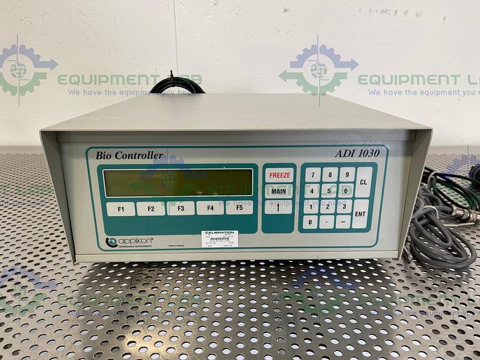 Used Applikon  ADI 1030 Bio Controller w/ pH, dO2(pol) Temperature Cables