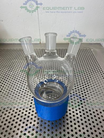 Used Chemglass  CG-1524-07 1000mL Heavy Wall  Round Bottom Flask 24/40 20° Angled Neck