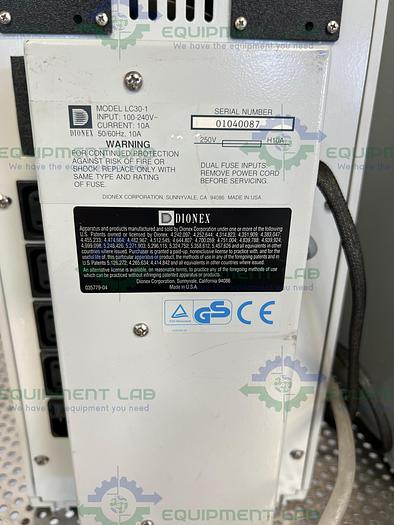 Used Lot of 2 - Dionex  LC-30  Chromatography Oven