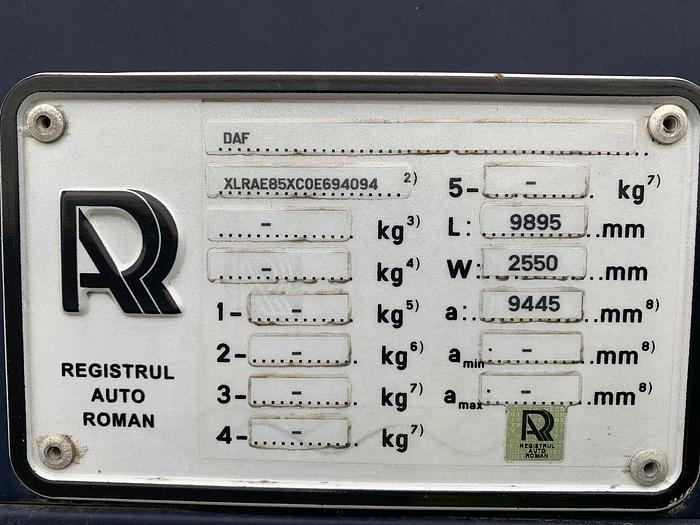 Gebruikt 2005 DAF 85 CF 340 tampoline 4x2 FULL STEEL MANUAL