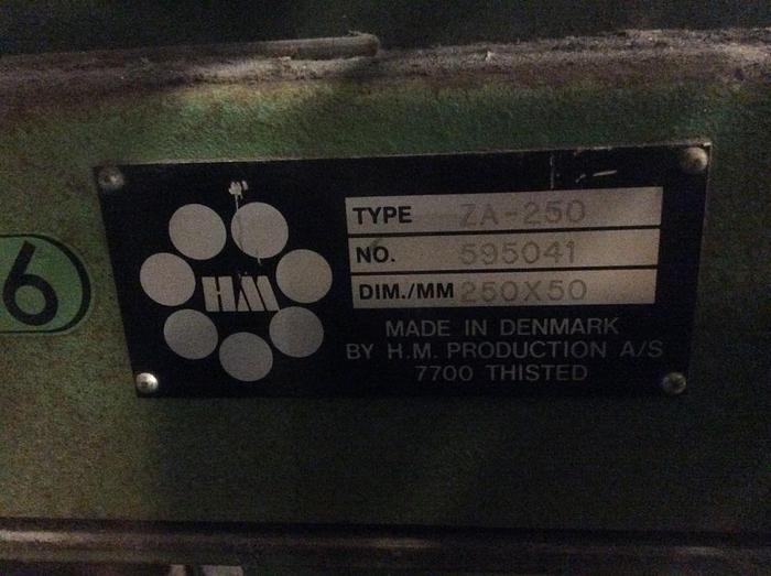 Used HM Machinery ZA250 Deburring Machine.