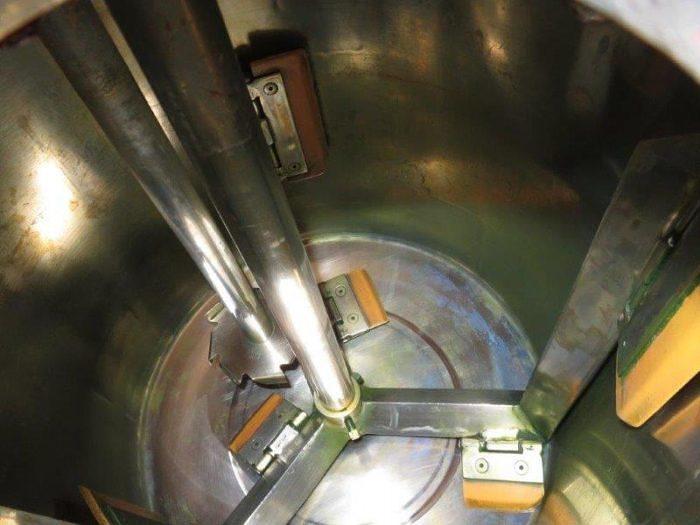 Used 20 GALLON MYERS DUAL SHAFT MIXER - SCRAPE & HIGH SPEED - S/S