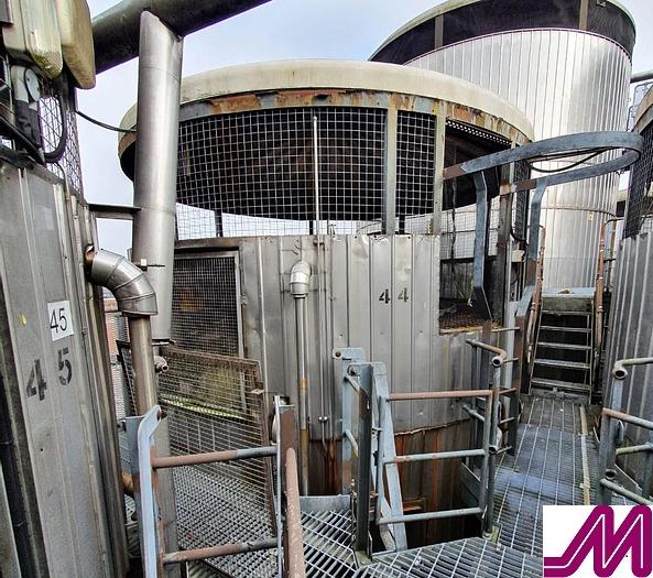 Used 200,000 Litre (2000 Hl) Stainless Steel Jacketed Fermenter with Conical Base