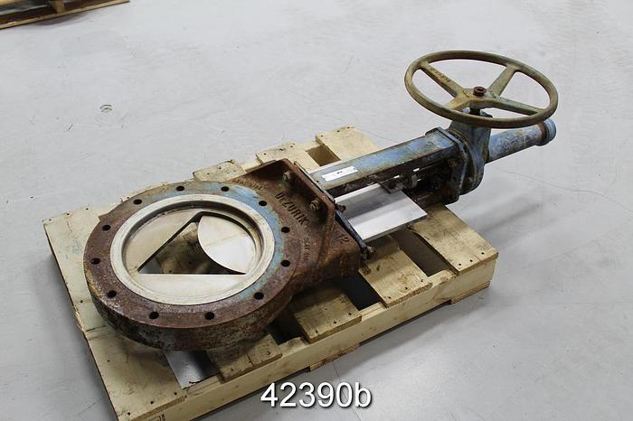 Used Dezurik 12" Hand Operated V-Port Valve #42390