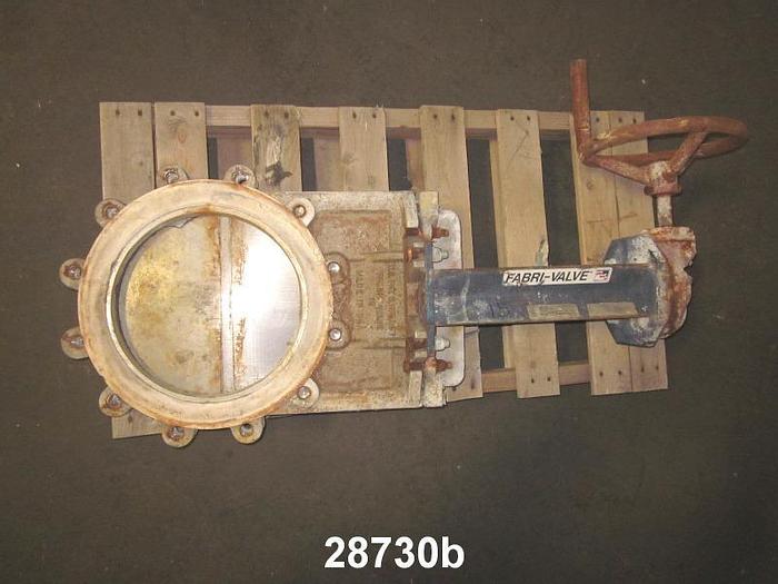 Used Fabri  12" Hand Operated Knife Gate Valve #28730