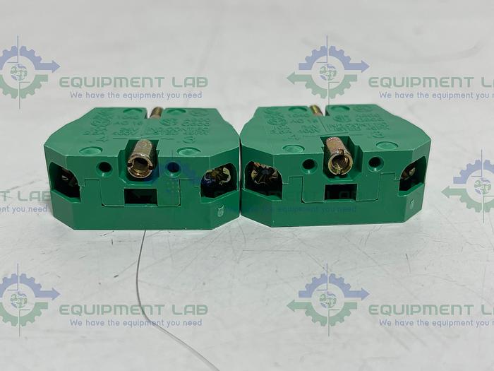 Lot of 2-Automation Direct  GCX 1202-24 Green Push Button