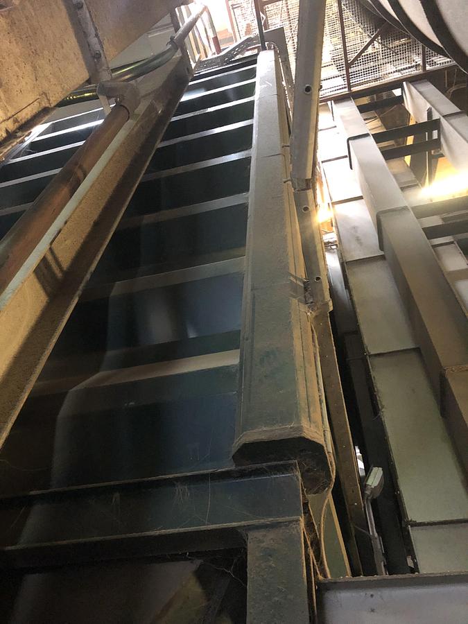 Used Bulk material silo 40 m³ x 4 cells Cimbria Square silo