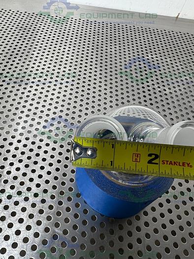 Chemglass  CG-1524-03 250mL Round Bottom Heavy Wall Flask 24/40 3-Neck Angled 20°