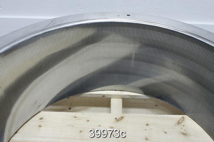 Unused Black Clawson 12P Screen Basket, Slots .014" Unused #39973