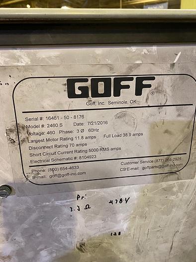 Very good 2016 Goff 2460.0