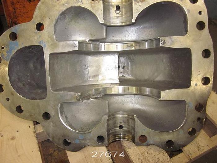 Used Goulds 3410 Goulds 3410, 10X12X12, Stainless Steel Casing,  12.5" Diameter Impeller, 7-Vane Stainless Steel Impeller, Stainless Steel Wear Rings, Mechanical Seals. #27674