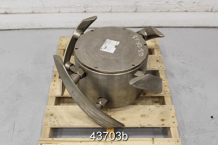 Used Metso MS-50VT Stainless Steel 4-Foil Rotor #43703